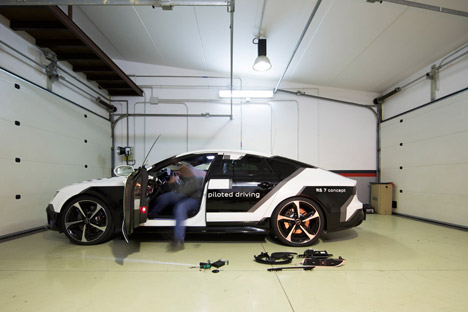Audi's concept RS 7 driverless car