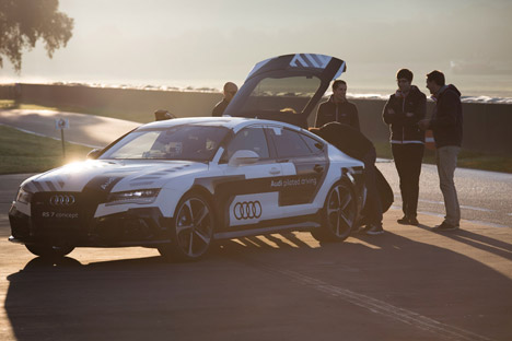 Audi's concept RS 7 driverless car