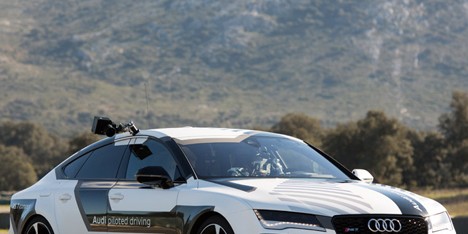 Audi's concept RS 7 driverless car