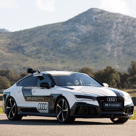 Audi's concept RS 7 driverless car