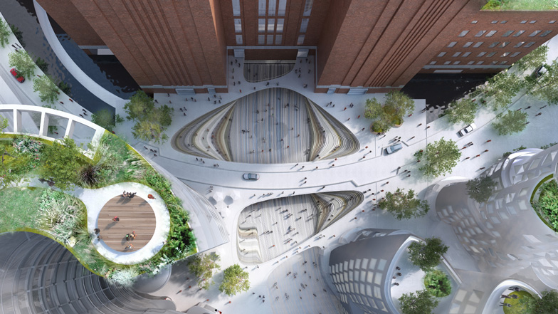 BIG's public square for Battersea Power Station unveiled