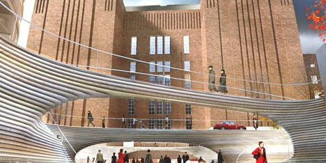 BIG's public square for Battersea Power Station unveiled