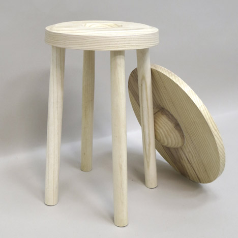 Balance Stool as part of the No Sweat furniture collection by designer Darryl Agawin