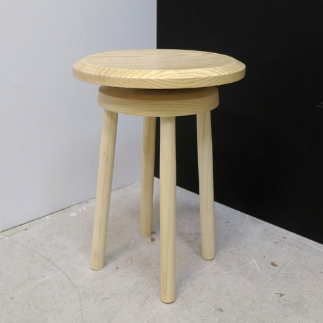 Balance Stool as part of the No Sweat furniture collection by designer Darryl Agawin