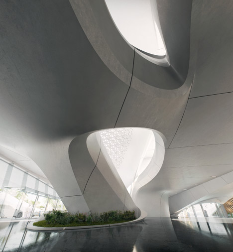 Bee'ah HQ by Zaha Hadid