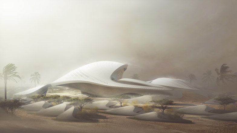 Bee'ah HQ by Zaha Hadid