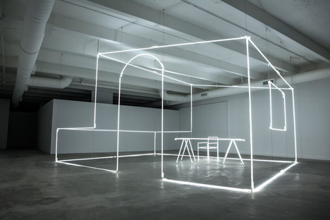 Light installation by Massimo Uberti for Bentley