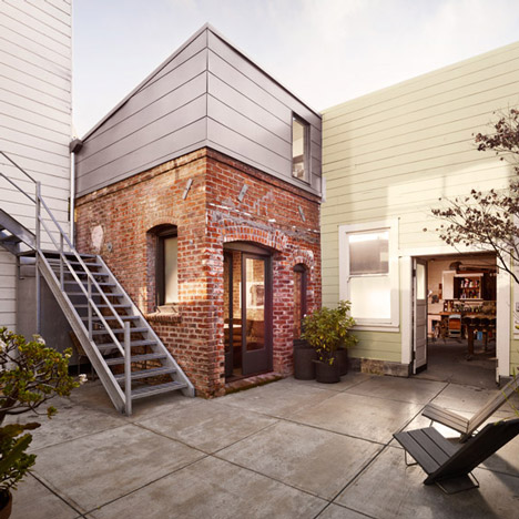 Brick House in San Francisco by Azevedo Design