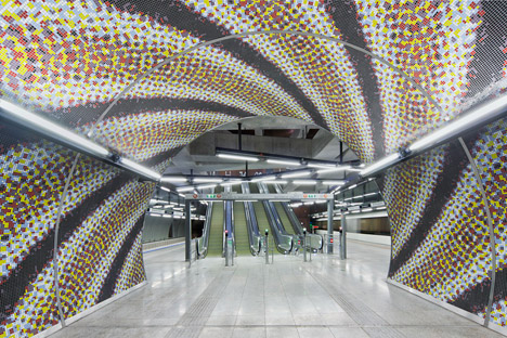 Budapest metro station by Spora Architects