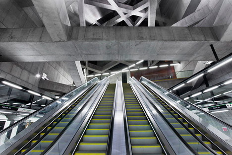 Budapest metro station by Spora Architects
