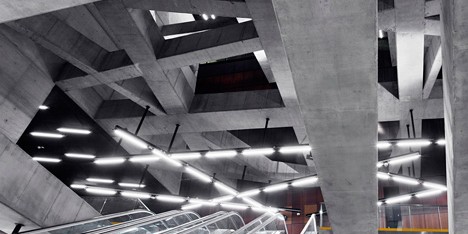 Budapest metro station by Spora Architects
