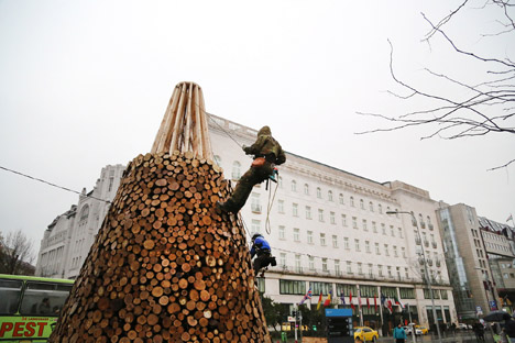 Charity Christmas tree by Hello Wood