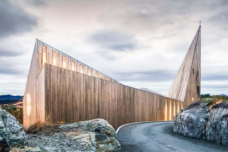 Community Church, Knarvik by Reiulf Ramstad