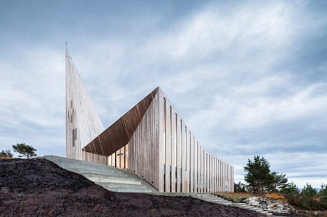 Community Church, Knarvik by Reiulf Ramstad