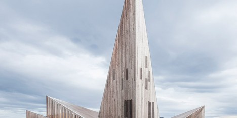 Community Church, Knarvik by Reiulf Ramstad
