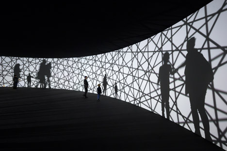 Contact at Fondation Louis Vuitton by Olafur Eliasson