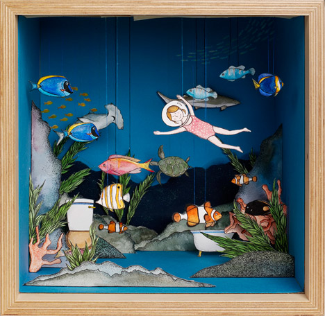 I Always Dreamed of an Underwater Aquarium Bathroom by Katy Christianson