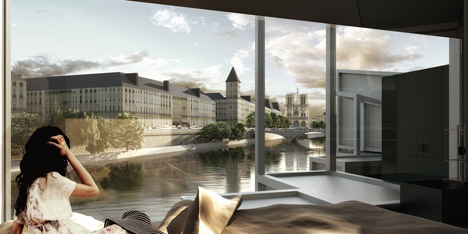 Eauberge Paris Capsule Hotel by Menomenopiu Architects