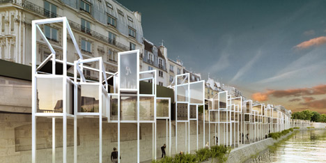Eauberge Paris Capsule Hotel by Menomenopiu Architects