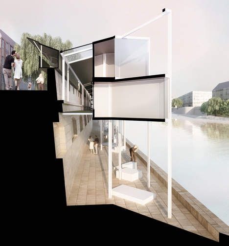 Eauberge Paris Capsule Hotel by Menomenopiu Architects