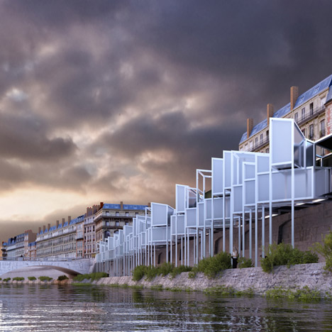 Eauberge Paris Capsule Hotel by Menomenopiu Architects