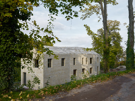 Entrance building for Hambach Castle by Max Dudler
