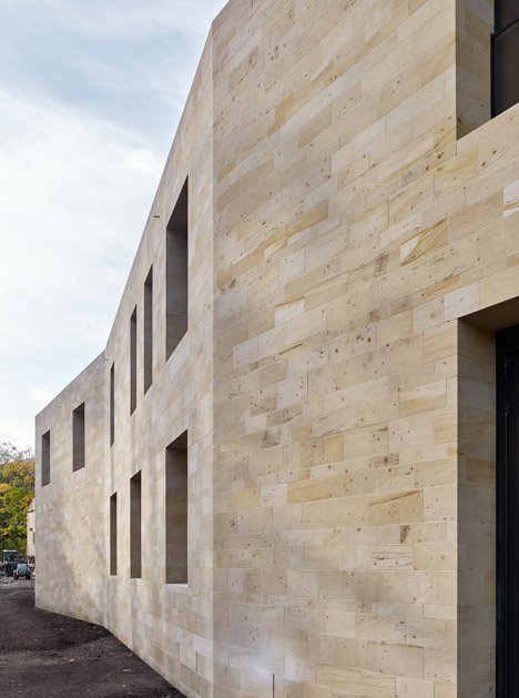 Entrance building for Hambach Castle by Max Dudler