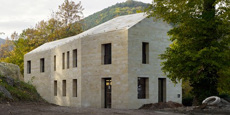 Entrance building for Hambach Castle by Max Dudler