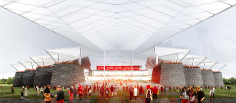 Estadio Diablos by Alonso de Garay and Francisco Gonzalez-Pulido