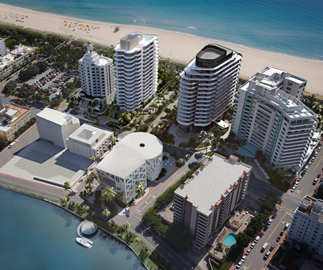 New models and renderings of Rem Koolhaas' Faena Forum at Design Miami 2014