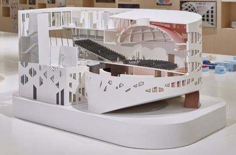 New models and renderings of Rem Koolhaas' Faena Forum at Design Miami 2014