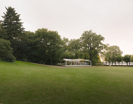 Fellows Pavilion for the American Academy in Berlin by Barkow Leibinger