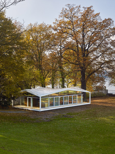 Fellows Pavilion for the American Academy in Berlin by Barkow Leibinger