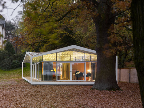 Fellows Pavilion for the American Academy in Berlin by Barkow Leibinger