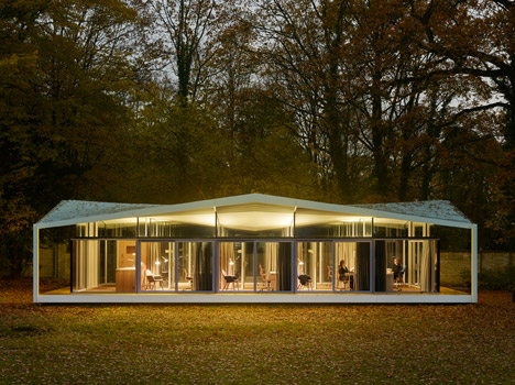 Fellows Pavilion for the American Academy in Berlin by Barkow Leibinger