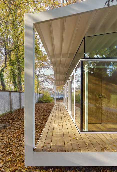 Fellows Pavilion for the American Academy in Berlin by Barkow Leibinger