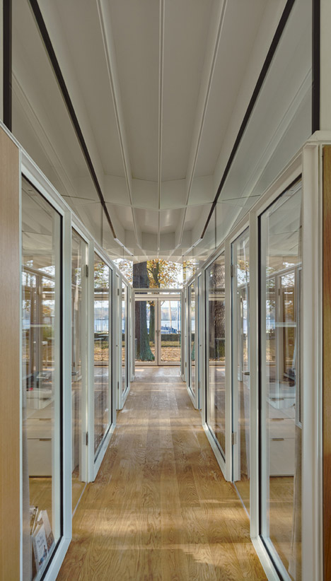 Fellows Pavilion for the American Academy in Berlin by Barkow Leibinger