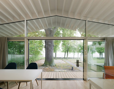 Fellows Pavilion for the American Academy in Berlin by Barkow Leibinger