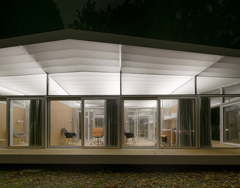 Fellows Pavilion for the American Academy in Berlin by Barkow Leibinger
