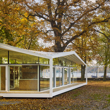 Fellows Pavilion for the American Academy in Berlin by Barkow Leibinger
