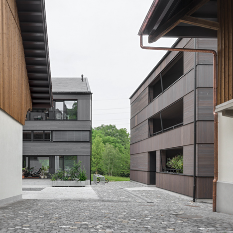 EM2N converts century-old Swiss farm into housing and office complex