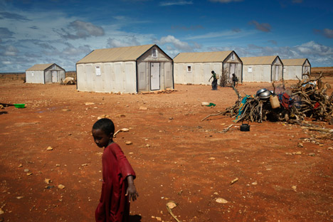 Flat-pack refugee shelters by Ikea