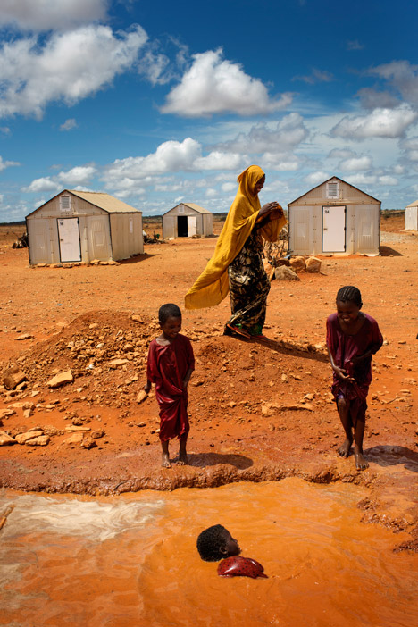 Flat-pack refugee shelters by Ikea
