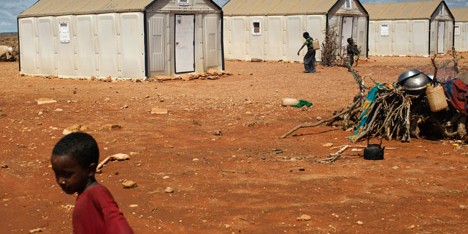 Flat-pack refugee shelters by Ikea