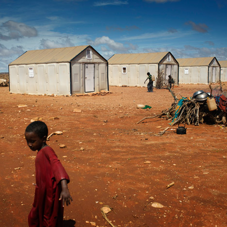 Flat-pack refugee shelters by Ikea