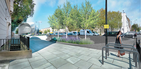 JCDecaux Advertising Sculpture by Zaha Hadid Architects