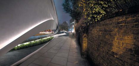 JCDecaux Advertising Sculpture by Zaha Hadid Architects
