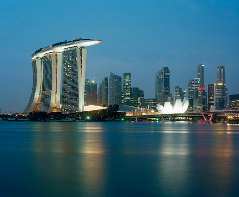Marina Bay Sands development in Singapore by Safdie Architects