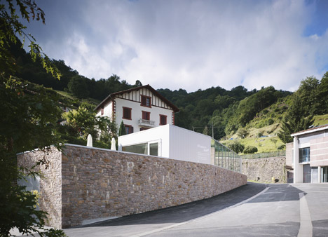Mining and metallurgy heritage centre and cafe in Banca by V2S architectes