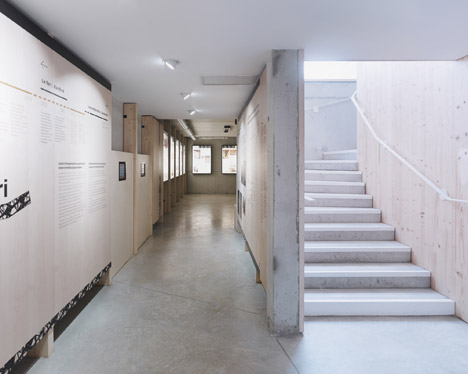 Mining and metallurgy heritage centre and cafe in Banca by V2S architectes